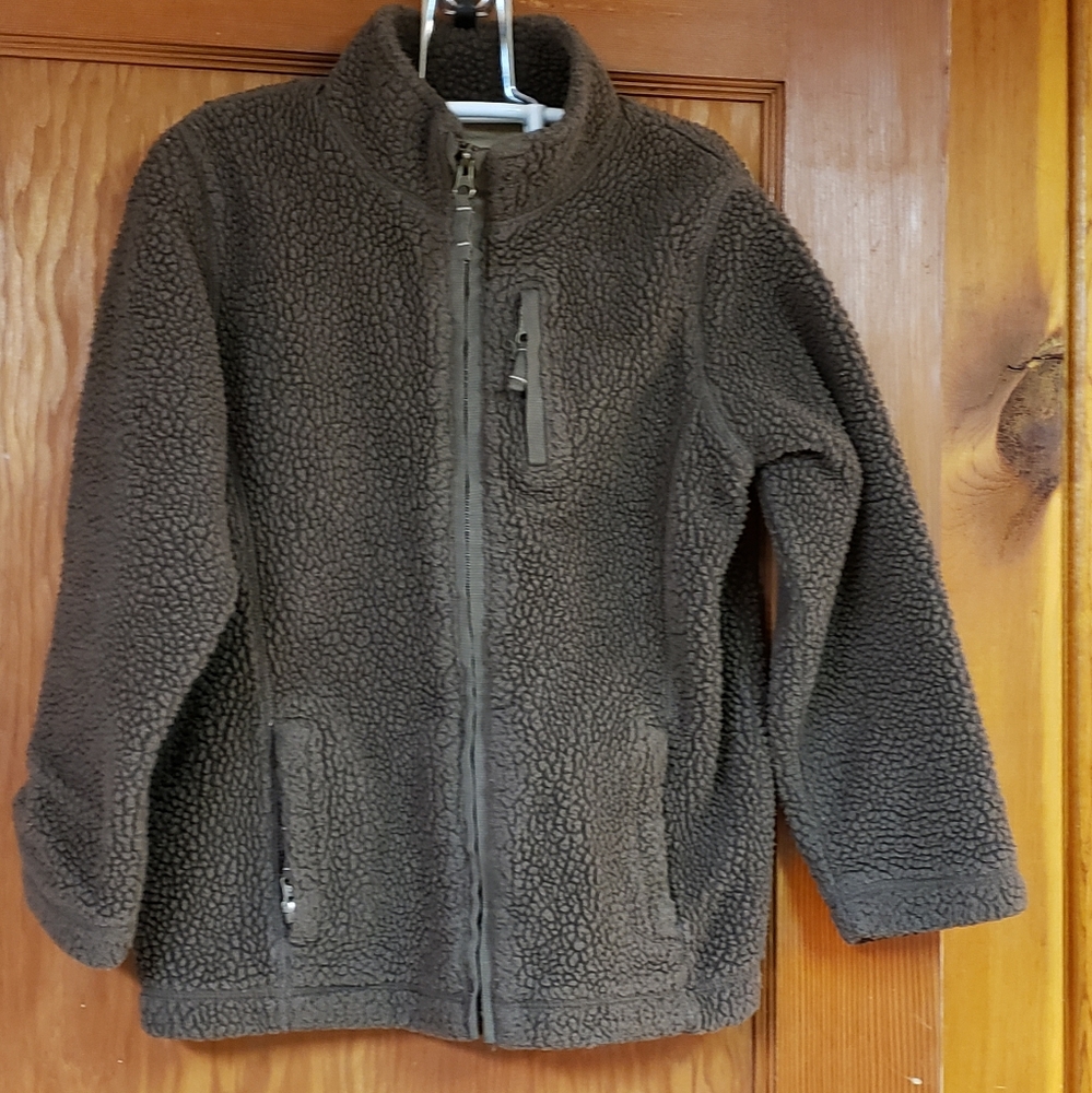 Brown zip up jacket